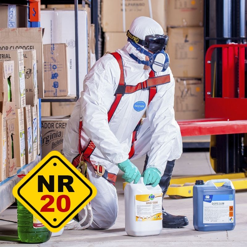 Curso de NR20: Segurança e Saúde no Trabalho com Inflamáveis e Combustíveis 80h